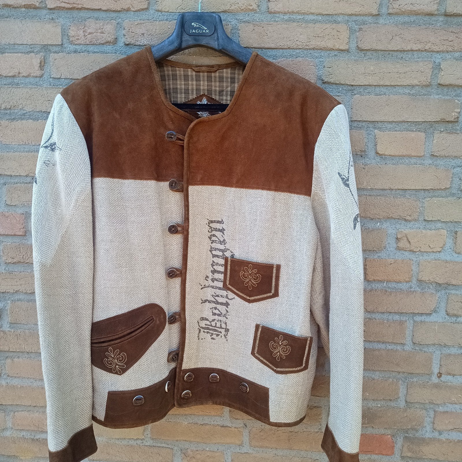 St. Moritz mt 54 janker trachten colbert jack  Oktoberfest, Maat 52/54 (L), Kleding, St. Moritz, Ophalen of Verzenden