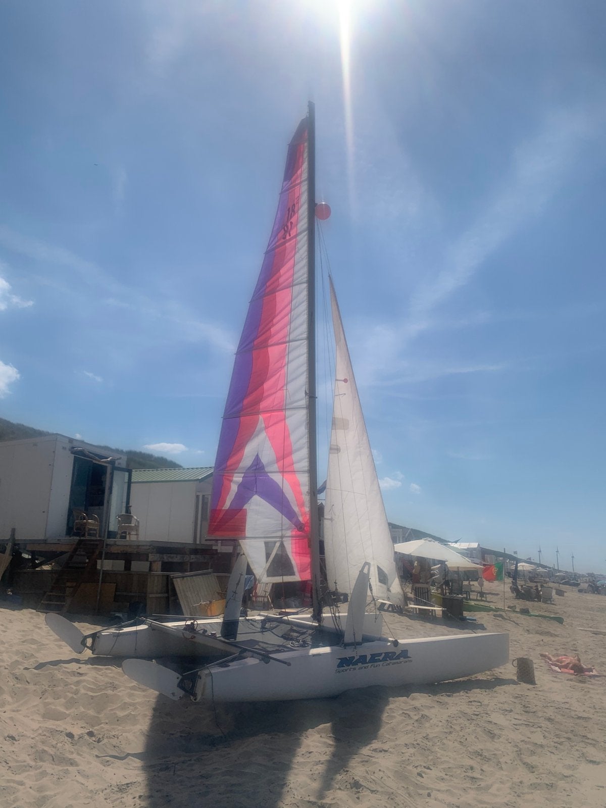 Te koop extra brede Nacra 6.0., Gebruikt, Ophalen of Verzenden, 6 m, Overige modellen