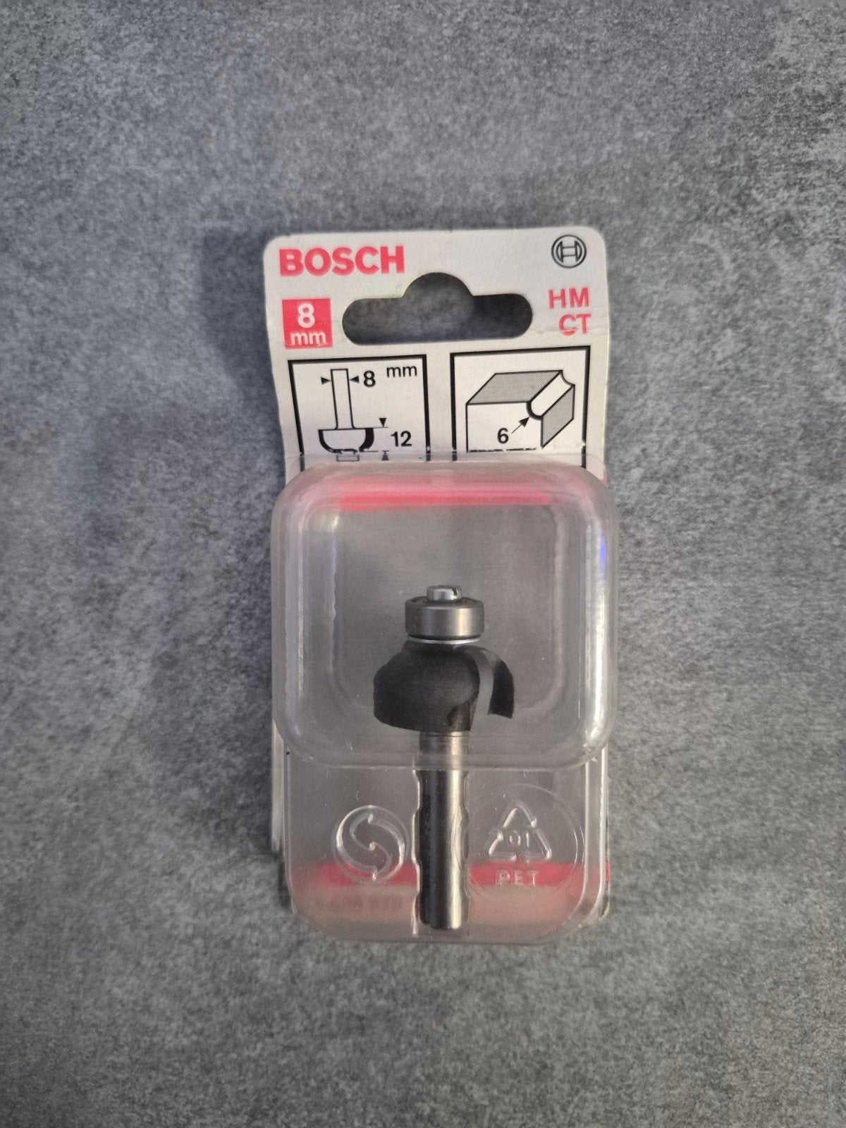 Bosch Freesbitjes Set - 8mm Schacht, Nieuw, Ophalen of Verzenden, Bovenfrees, Bosch