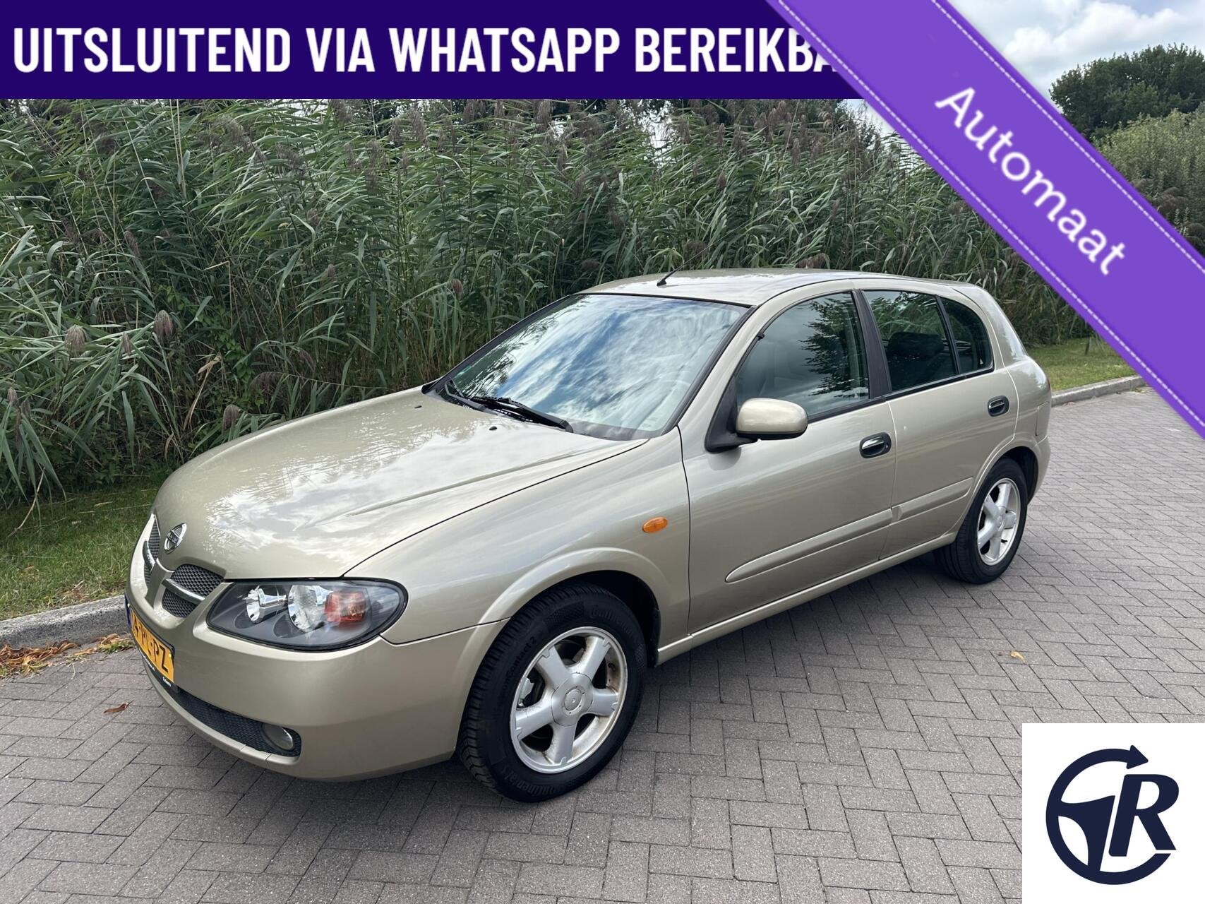 Nissan Almera 1.8 Acenta Automaat Airco APK SEP 2027, Auto's, Gebruikt, Huisgarantie, 4 cilinders, Met garantie (alle)