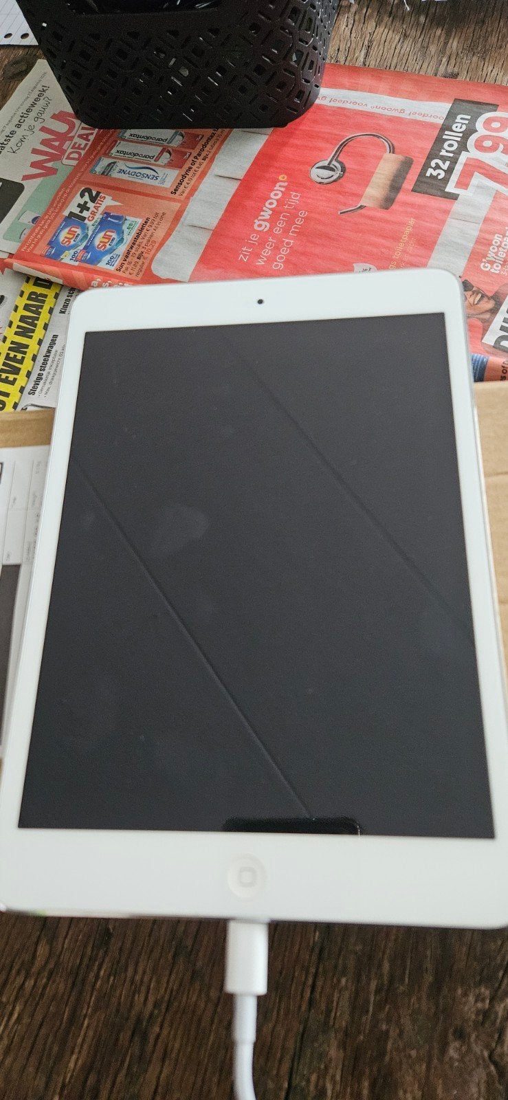 Apple iPad Mini A1489 - Zilver - 16GB - Wi-Fi, Gebruikt, 8 inch, Ophalen of Verzenden, 16 GB