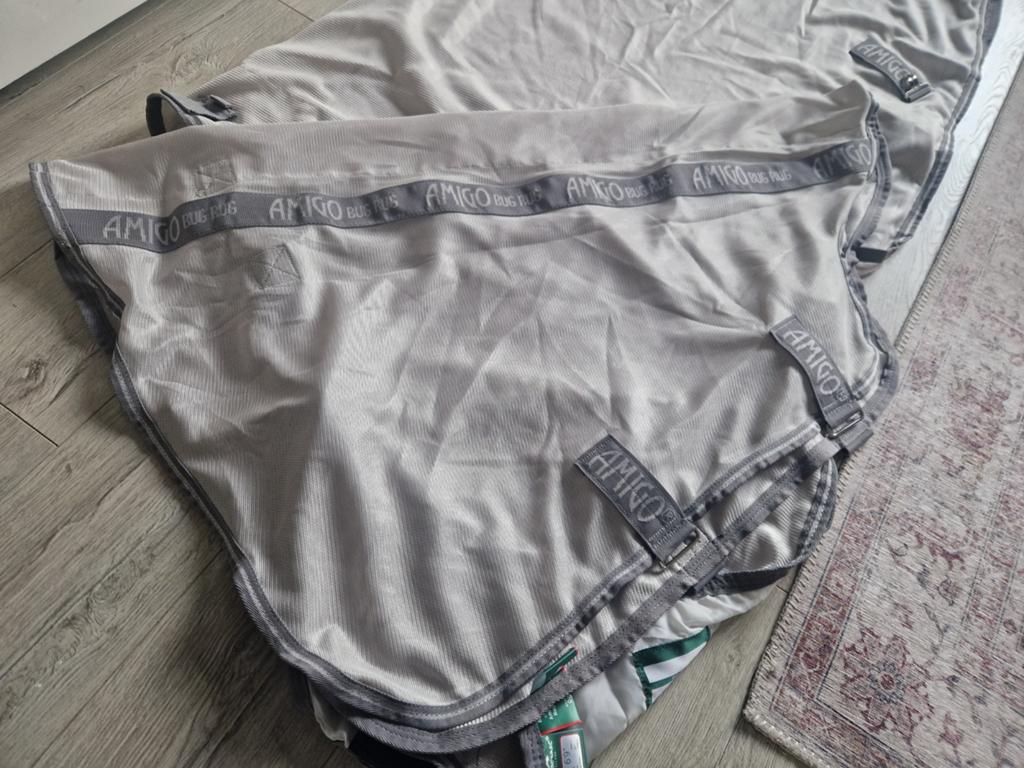 Amigo vliegendeken 206 (6'9) losse hals / Amigo bug rug plus, Dieren en Toebehoren, Paarden en Pony's | Dekens en Dekjes, Ophalen
