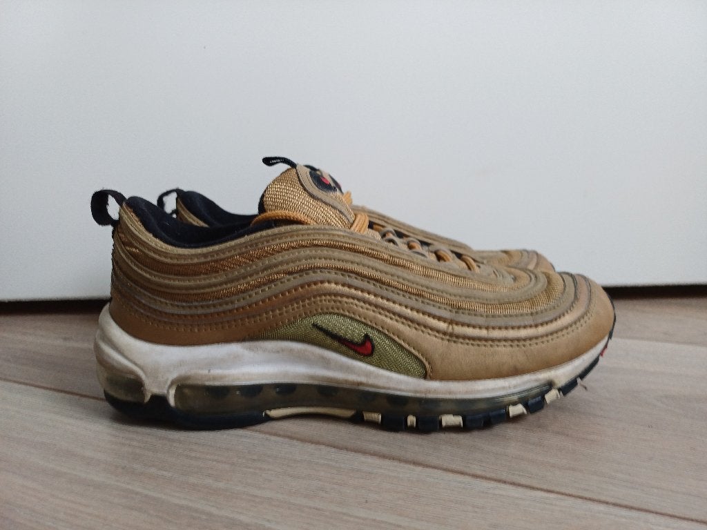 Nike Air Max 97 OG Metallic Gold sneaker, maat 39, Kleding | Heren, Overige kleuren, Nike, Ophalen of Verzenden, Sneakers of Gympen