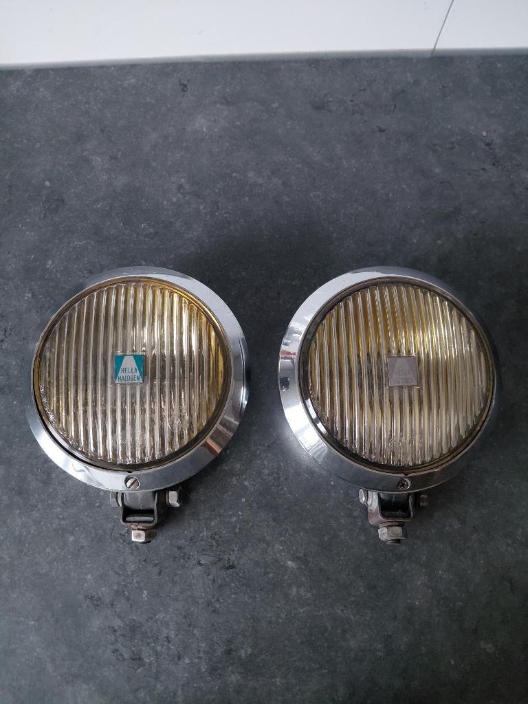 Zeldzame Hella 134 Mistlampen Oldtimer Kever BMW Volvo VW, Ophalen of Verzenden, Gebruikt