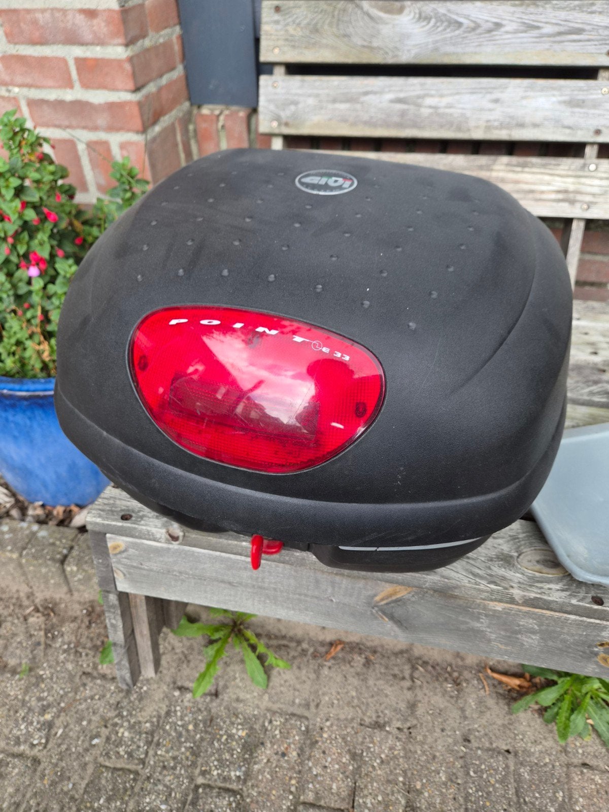 givi topkoffer monokey, Ophalen, Zo goed als nieuw