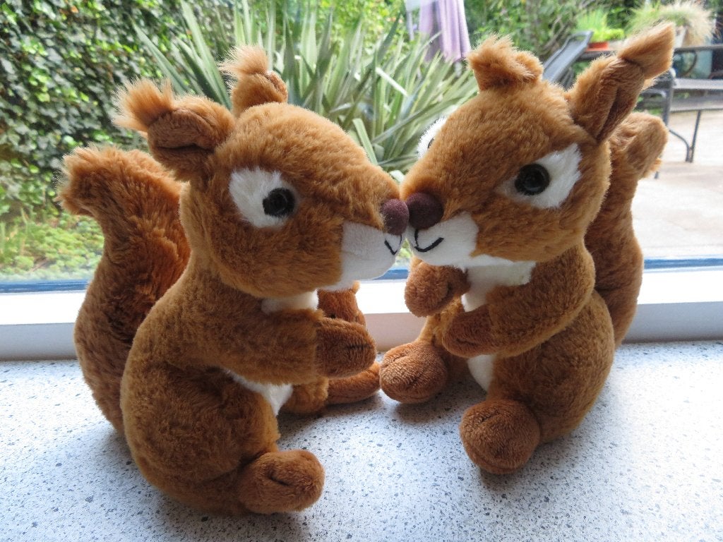 Eekhoorn of eekhoorntje van Toffifee meet ca 20 cm zittend, Overige typen, Ophalen of Verzenden, Zo goed als nieuw, Met label