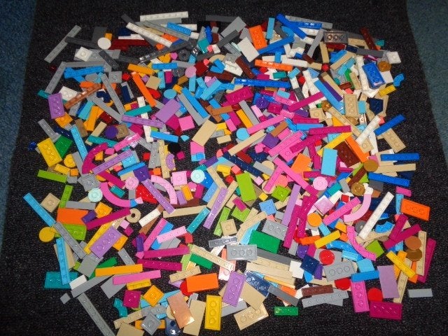Partij Y222=Lego tegels, Lego, Lego, Gebruikt, Lego