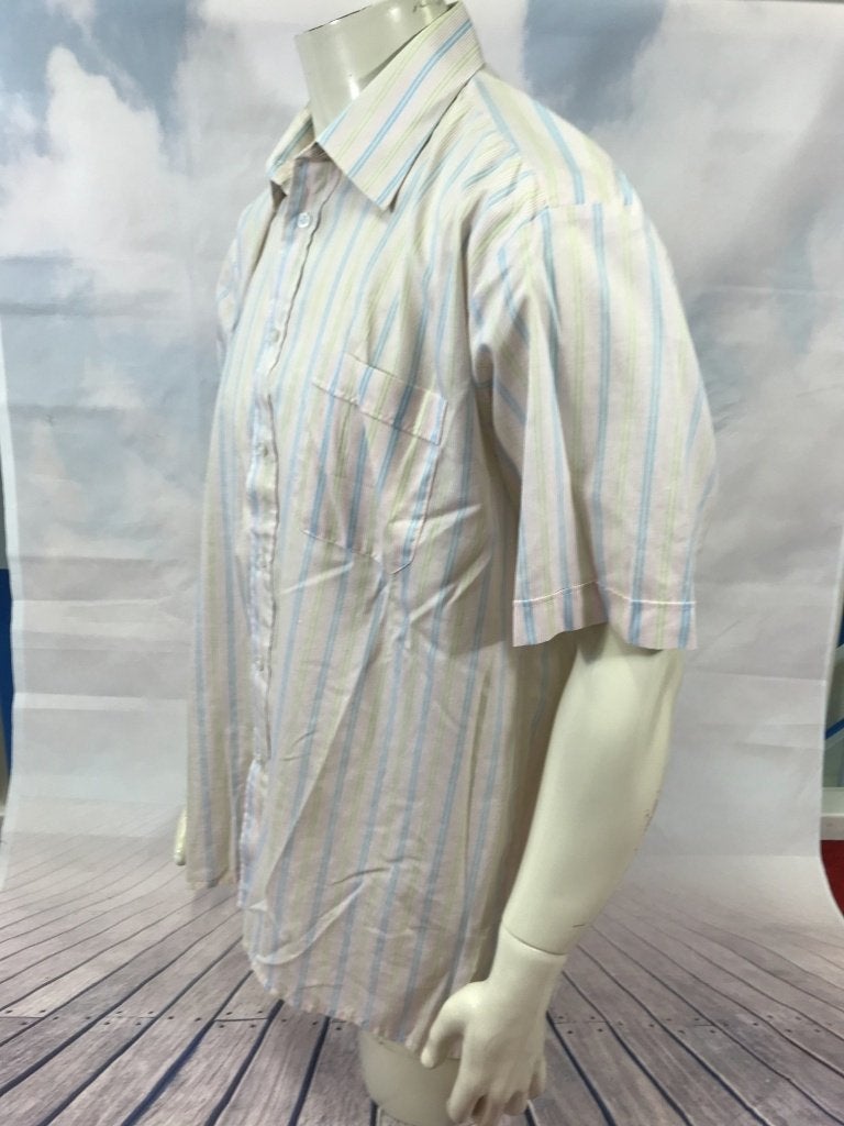 Northwest Territory overhemd blouse gestreept 43 (2C1), Tweedehands verkoop, Tweedehands verkoop, Ophalen of Verzenden, Halswijdte 43/44 (XL)