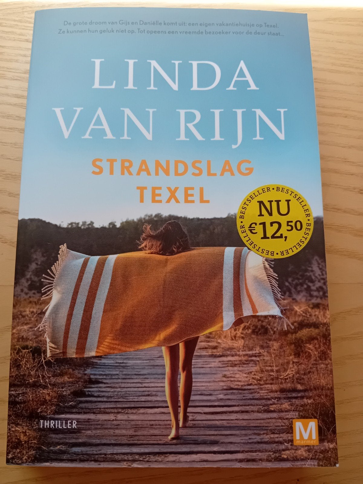 Linda van Rijn - Strandslag Texel, Ophalen of Verzenden, Zo goed als nieuw, Linda van Rijn