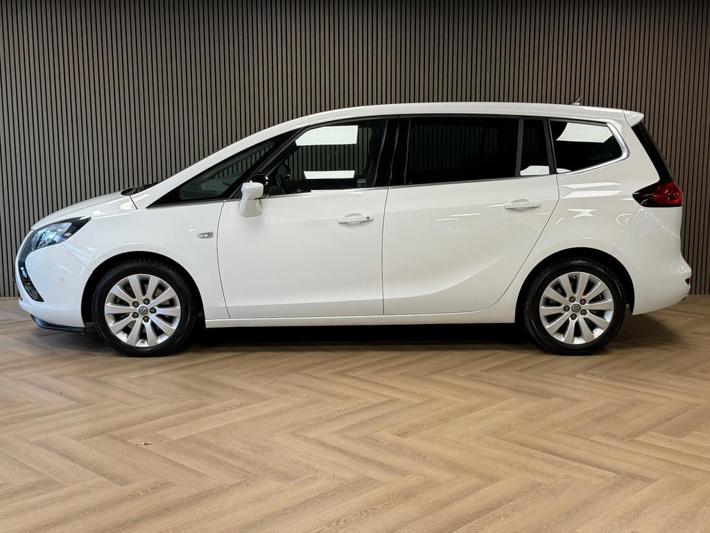 Opel Zafira Tourer 1.6 Cosmo 7 PERSOONS AIRCO CAMERA CRUISE, Auto's, Gebruikt, 4 cilinders, Met garantie (alle), Wit
