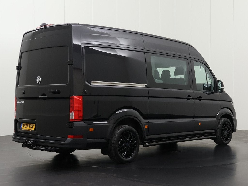 Volkswagen Crafter 2.0TDI 180PK DSG Automaat L3H3 | 7-Persoo, Auto's, Stof, Gebruikt, Volkswagen, Zwart