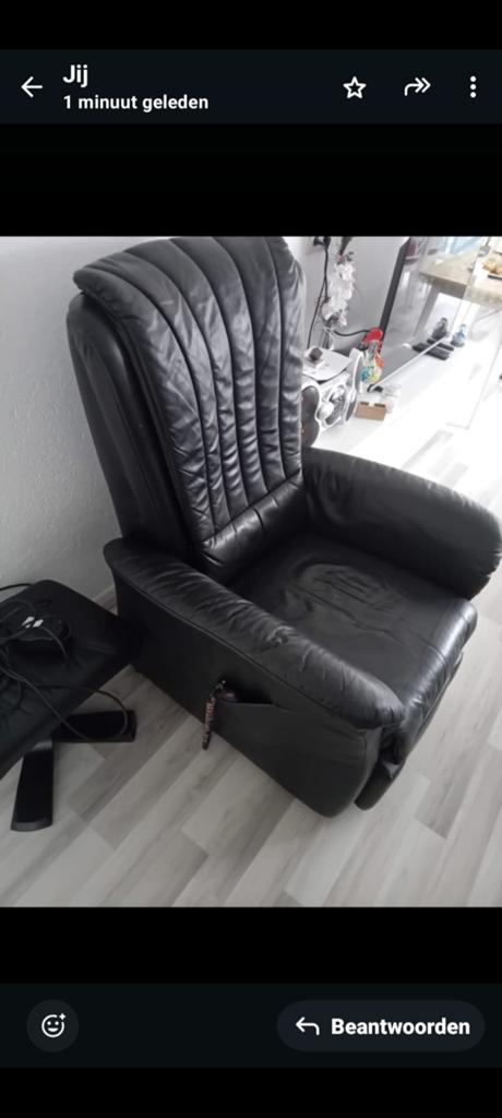 FAUTEUIL MASAGE EN VERWARMING, Ophalen, Gebruikt, Goede staat, 50 tot 75 cm