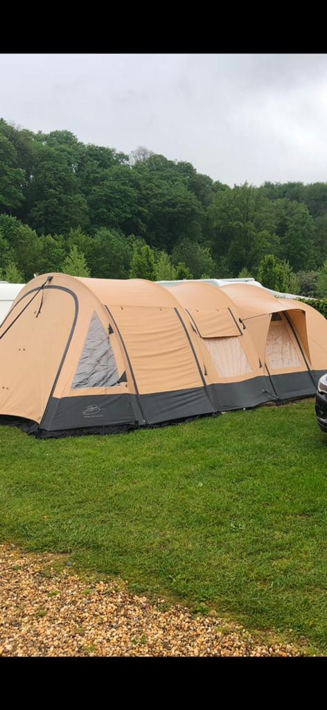 Bardani Prestige 400 Vario RSC familietent 5 persoons, Caravans en Kamperen, Tenten, Ophalen, Zo goed als nieuw, Tot en met 5