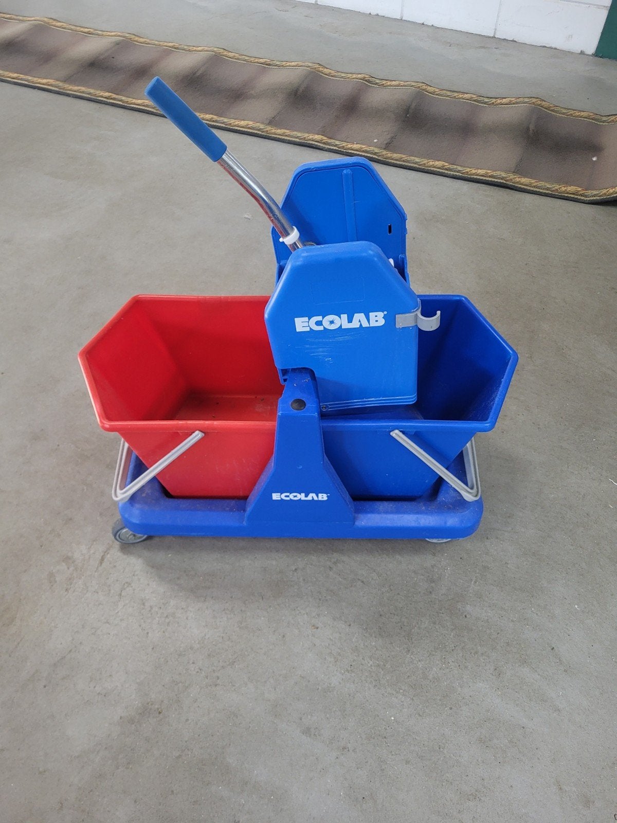 Ecolab Professionele Dweilwagen met Dubbele Emmer, Ophalen of Verzenden