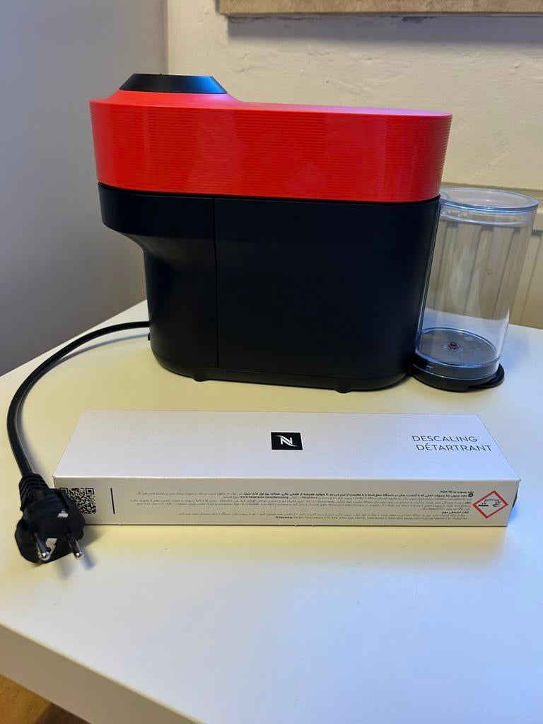 Nespresso Vertuo Pop Red, Ophalen of Verzenden, Zo goed als nieuw, Espresso apparaat