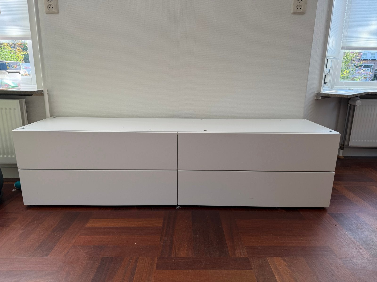 IKEA PLATSA Kast met 4 lades - Wit, Ophalen, 150 tot 200 cm, 3 of 4 laden, Minder dan 100 cm