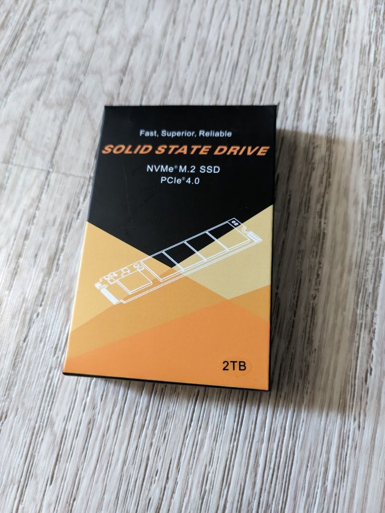 2TB M.2 SSD PCI 4.0 (PS5 compatible), Intern, 2TB, SSD, Nieuw