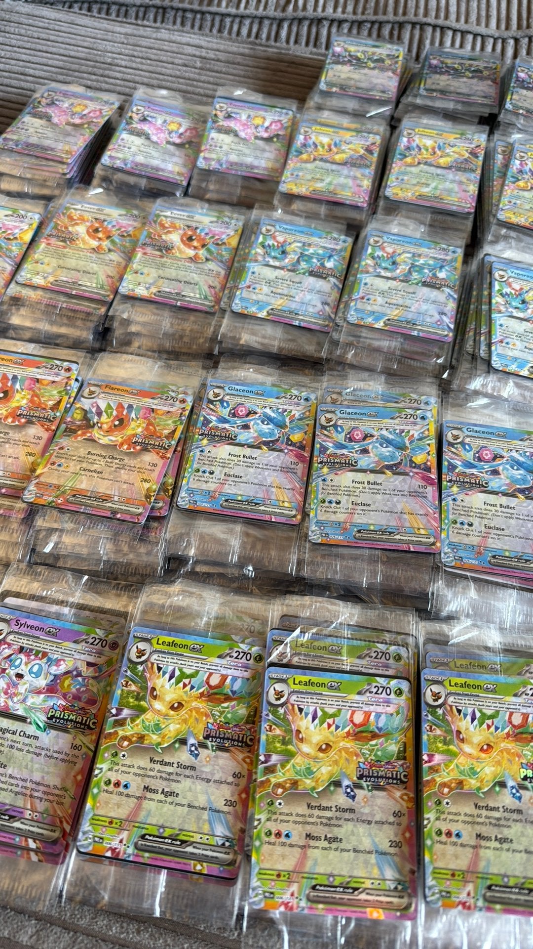 Mega partij ‼️prismatic evolutions surprise box promos‼️, Ophalen of Verzenden, Zo goed als nieuw