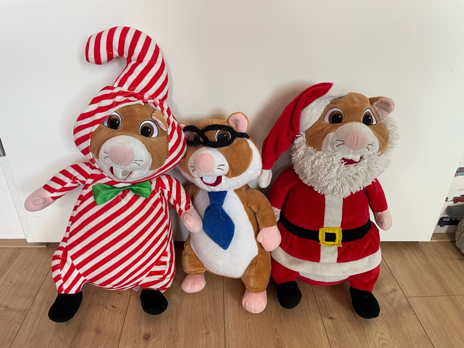 3 grote Albert Heijn hamster knuffels, Kinderen en Baby's, Albert Heijn, Hamster, Ophalen of Verzenden, Zo goed als nieuw