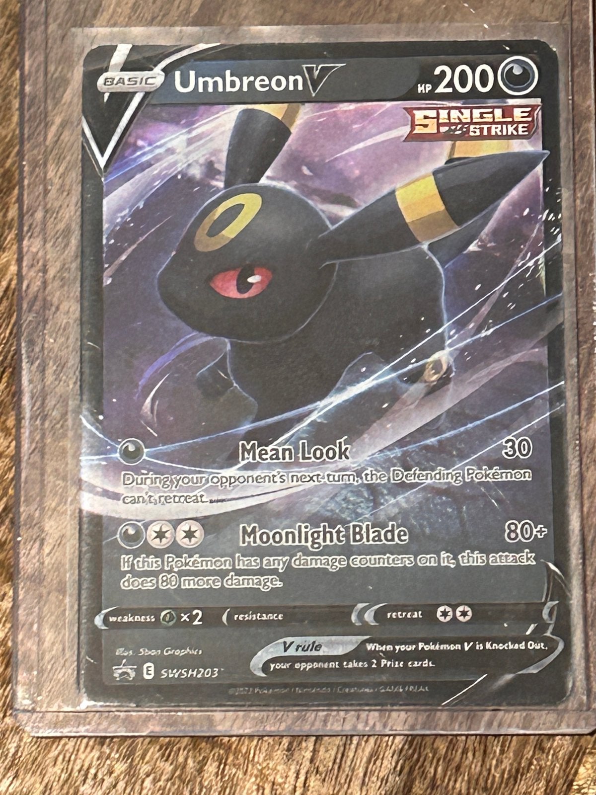 Umbreon v swsh203 promo, Verzenden, Zo goed als nieuw