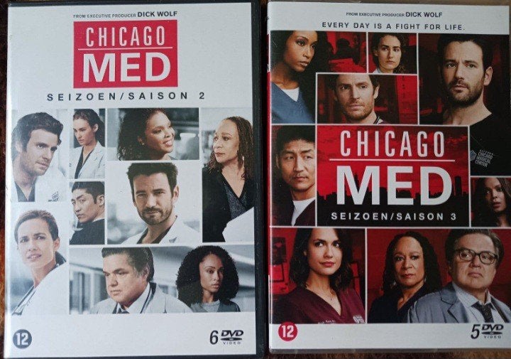 Chicago Med Seizoen 2 & 3, Cd's en Dvd's, Dvd's | Tv en Series, Engels, Ophalen of Verzenden, Zo goed als nieuw, Seizoen 2