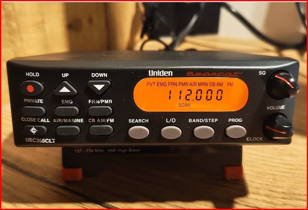 Uniden Bearcat UBC 355 CLT Scanner met Close Call z.g.a.n., Ophalen of Verzenden, Zo goed als nieuw, 200 tot 500 kanalen