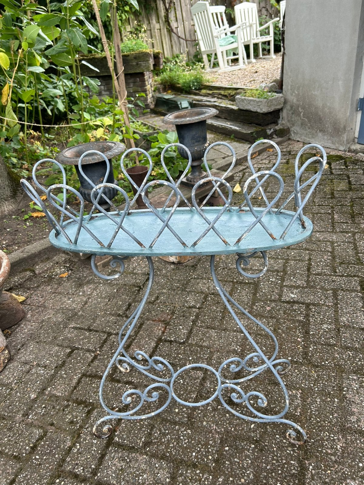 Franse jardiniere/Tuinornament/Franse tuinbak/bloementafel, Ophalen of Verzenden