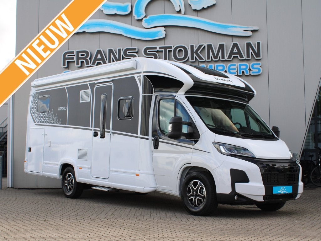 Dethleffs Trend Active T 7057 EBL -NIEUW- 2027, Caravans en Kamperen, Campers, Chemisch toilet, Ringverwarming, Fiat, Bedrijf