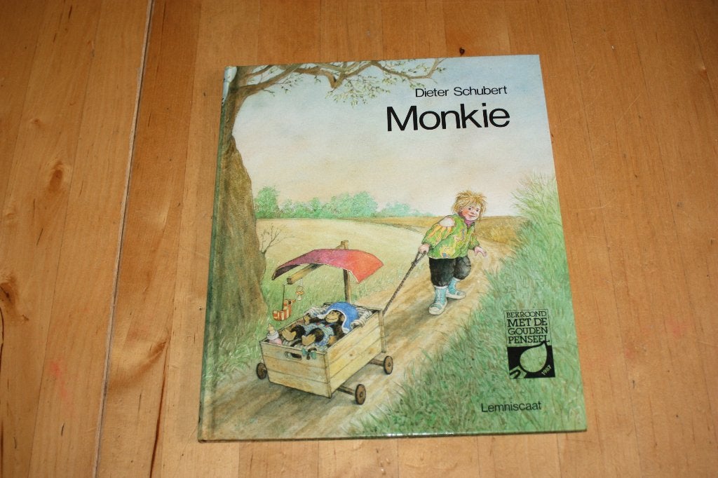 Monkie, Dieter Schubert, woordenloos prentenboek, Gelezen, Ingrid & Dieter Schubert, Fictie algemeen, Jongen of Meisje