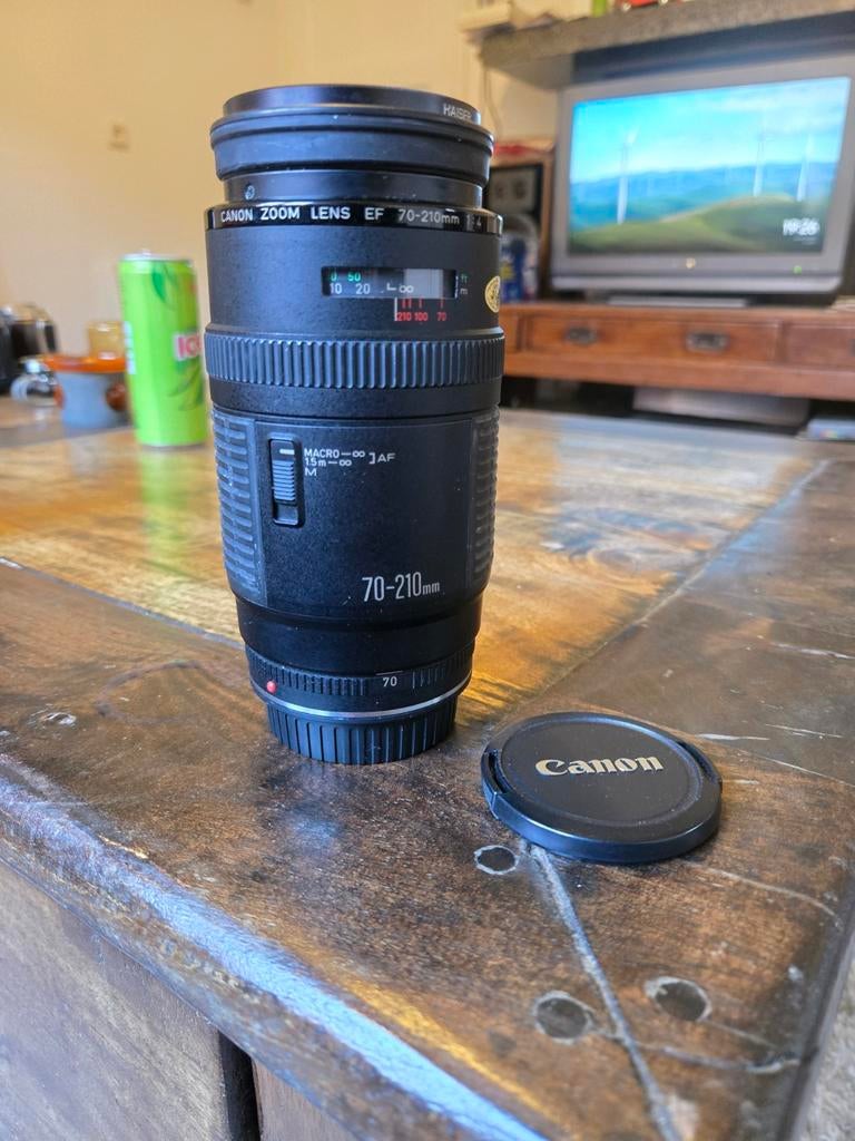 Canon zoom lens EF 70-210 F4, Audio, Tv en Foto, Fotografie | Lenzen en Objectieven, Ophalen of Verzenden, Macrolens, Zoom