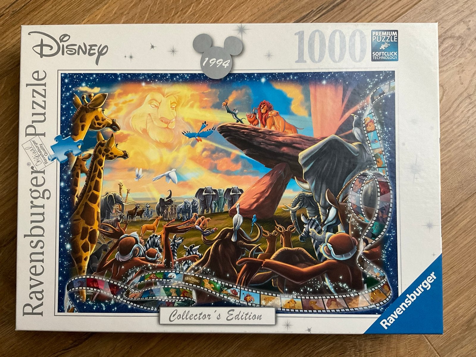 Disney Ravensburger Puzzel - 1000 stukjes - De Leeuwenkoning, Ophalen, Meer dan 50 stukjes, Zo goed als nieuw, 6 jaar of ouder