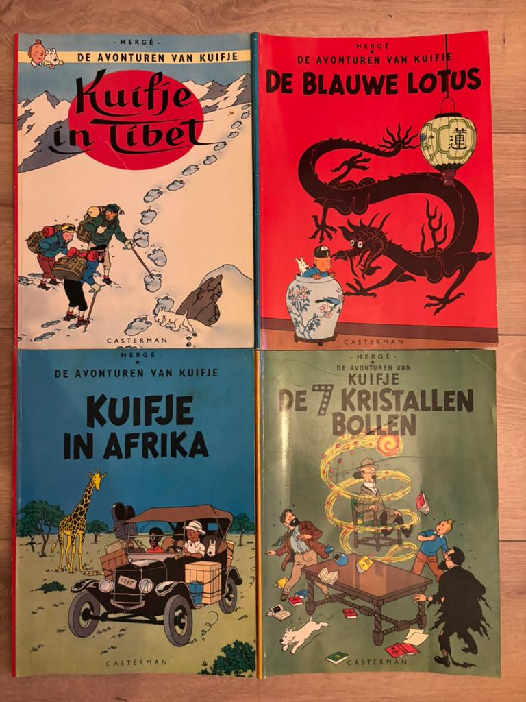 Kuifje stripboeken - 8 delen, Boeken, Meerdere stripboeken, Ophalen, Gelezen