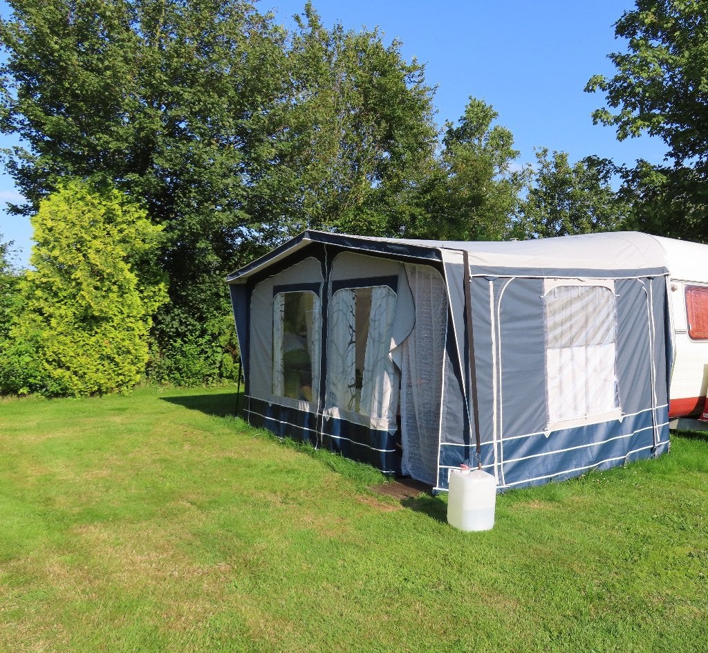voortent voor caravan, Caravans en Kamperen, Voortenten en Luifels, Ophalen, Gebruikt, Ten Cate All Season 200g/m2, Overige merken