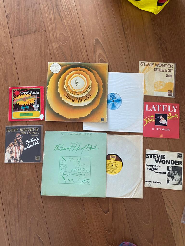 Stevie Wonder lp’s + singles, Ophalen of Verzenden, Zo goed als nieuw, Overige formaten