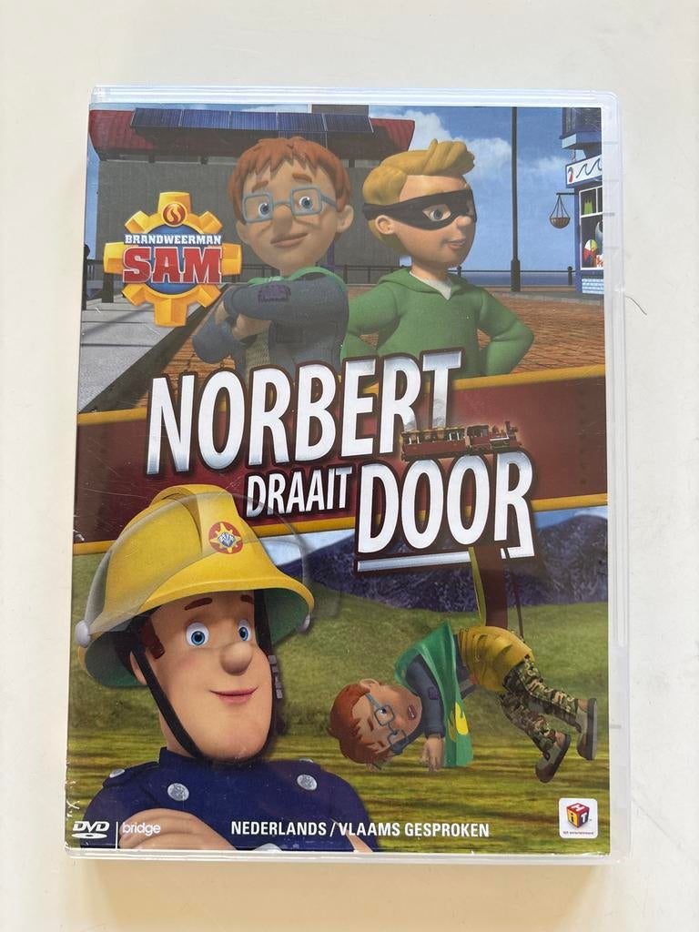 Film Brandweerman Sam: Norbert Draait Door DVD, Cd's en Dvd's, Avontuur, Alle leeftijden, Ophalen of Verzenden, Zo goed als nieuw