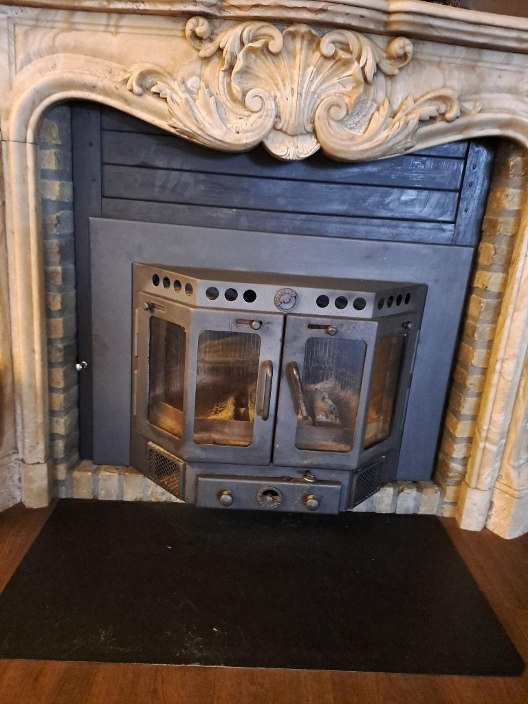 houtkachel, Huis en Inrichting, Kachels, Ophalen, Gebruikt, Houtkachel, Inbouw