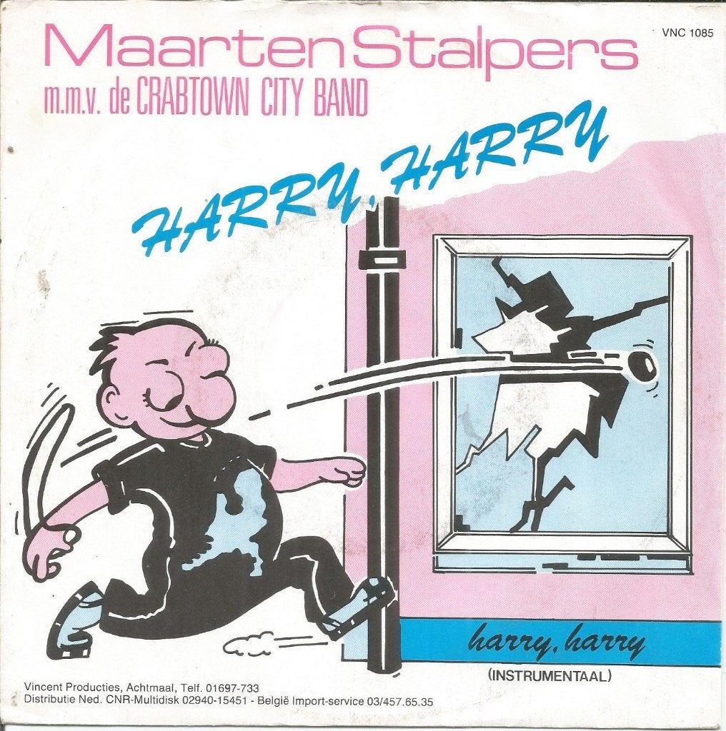 Maarten Stalpers – Harry, Harry (1986), Fotohoes, 7 inch, Ophalen of Verzenden, Zo goed als nieuw