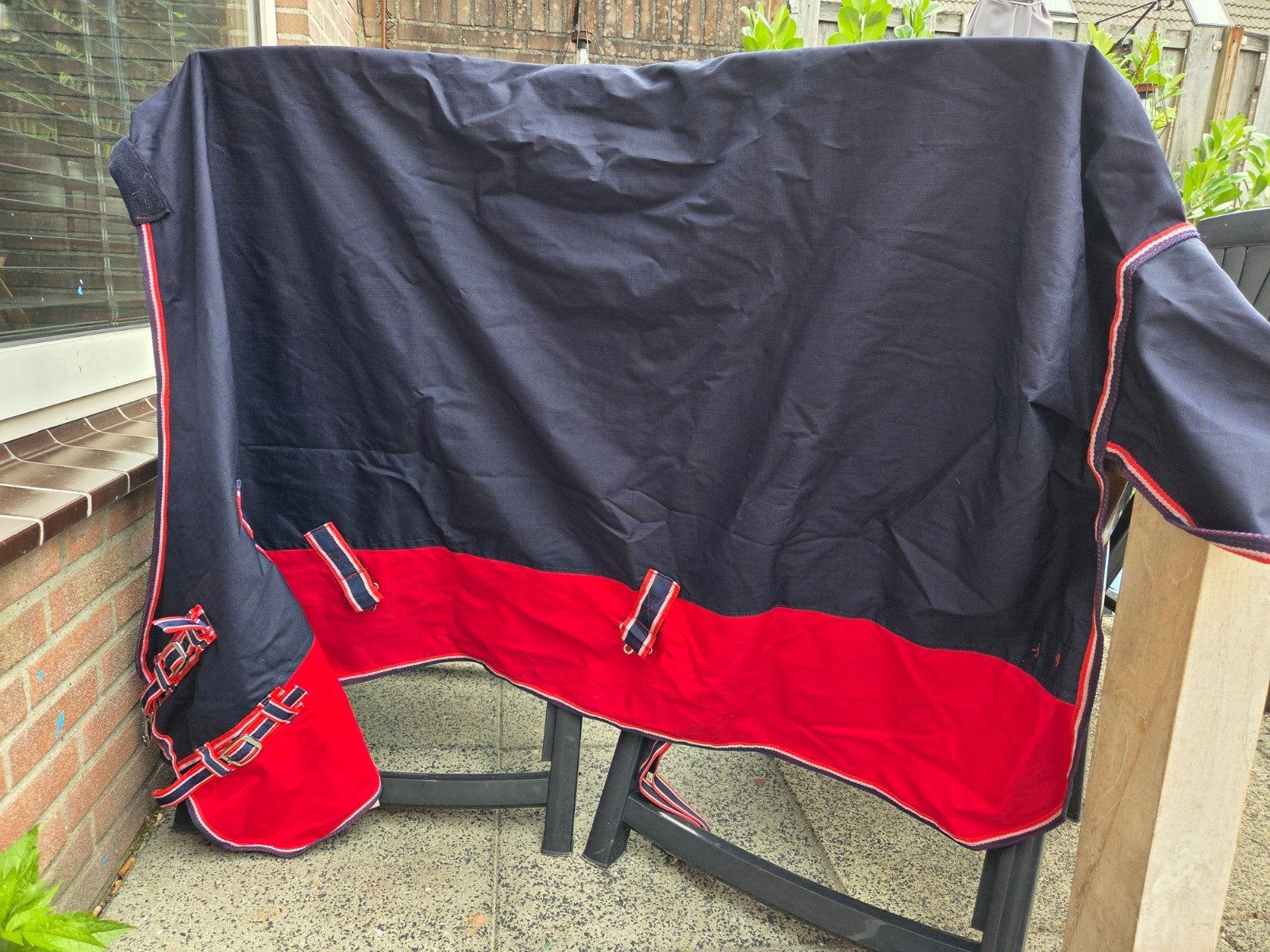 deken, Ophalen of Verzenden, Gebruikt, Rood