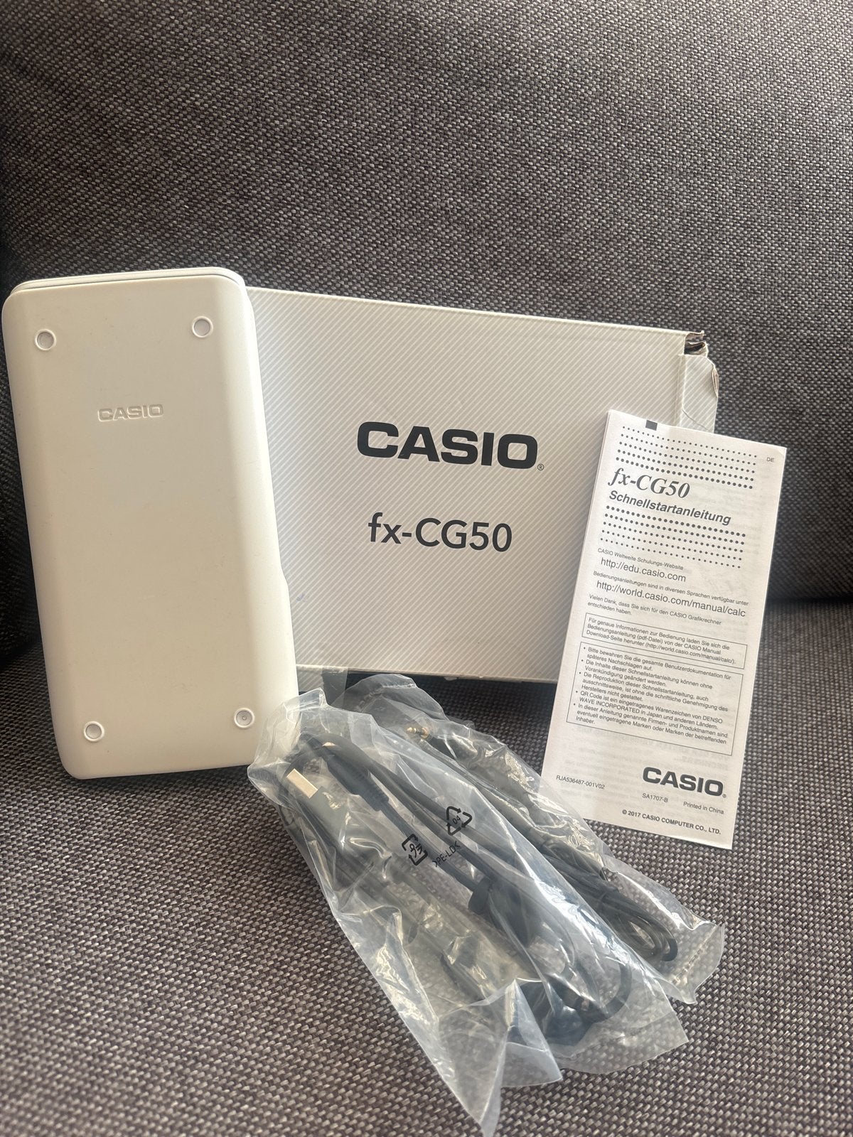 Garfisch rekenmachine Casio fx-CG50, Ophalen of Verzenden, Grafische rekenmachine, Zo goed als nieuw