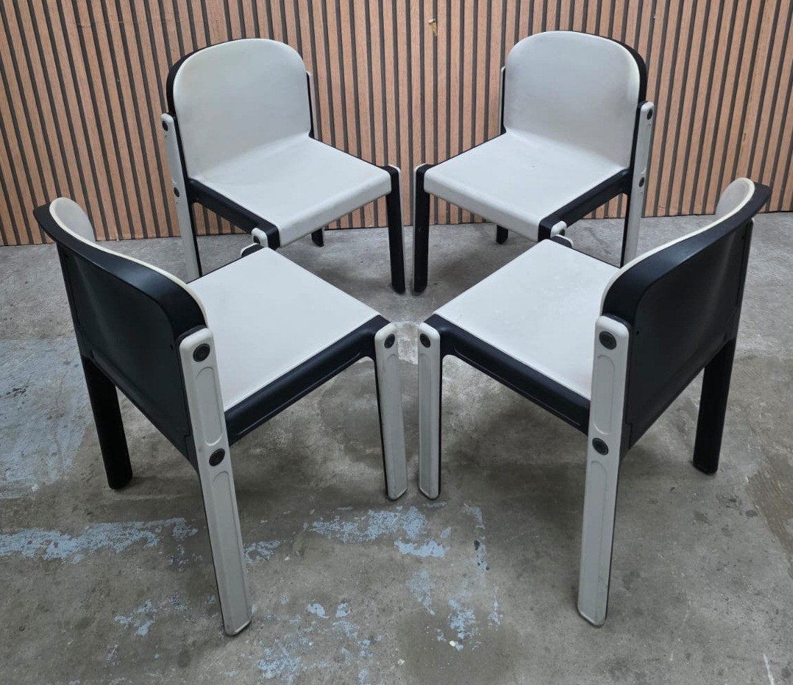 28 x Kembo Design stoelen Vintage horeca kantine cafe retro, Ophalen of Verzenden, Zo goed als nieuw, Kunststof, Vijf, Zes of meer stoelen