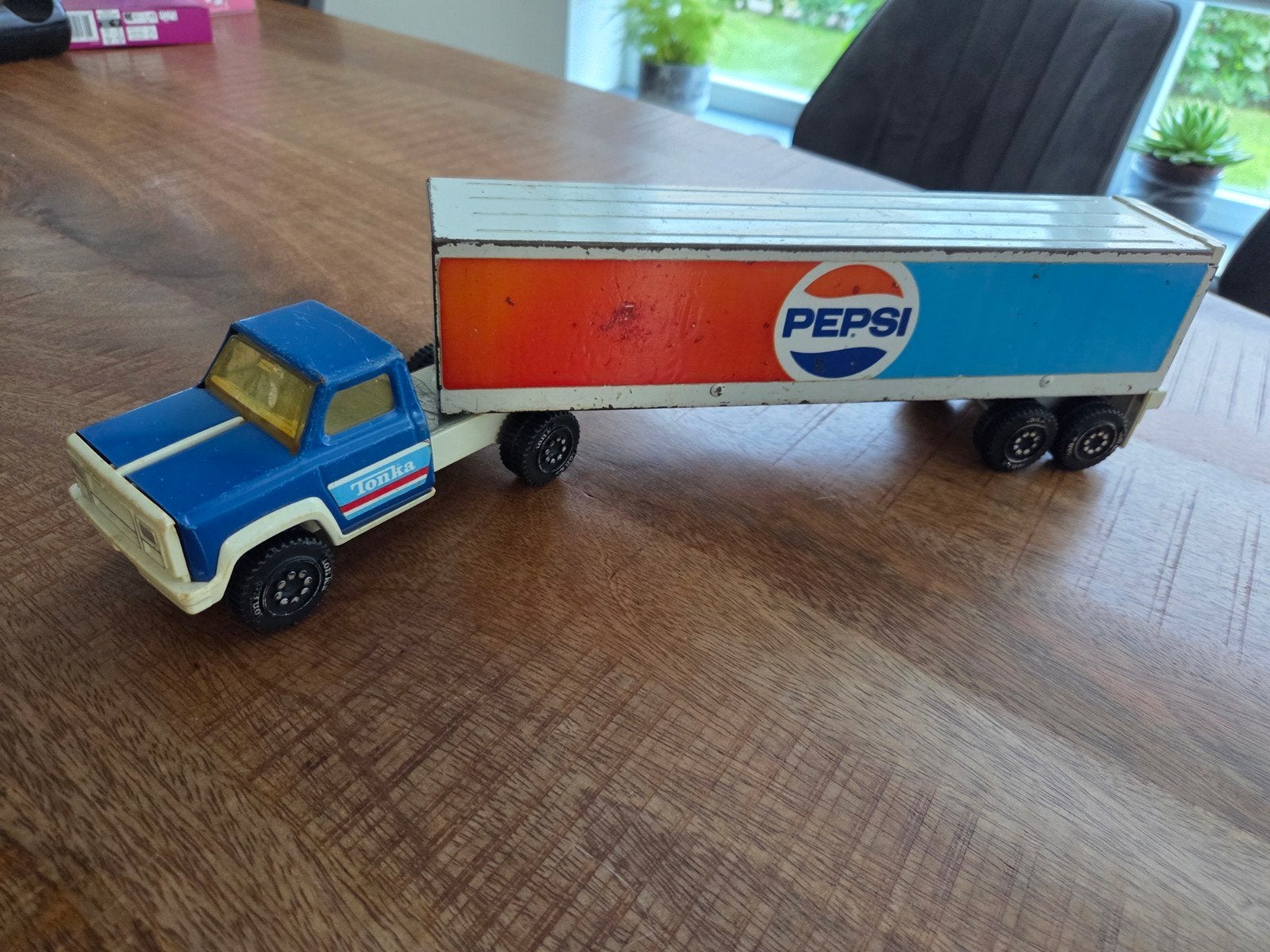 Vintage Tonka Pepsi Vrachtwagen Jaren '70/'80, Ophalen of Verzenden, Gebruikt