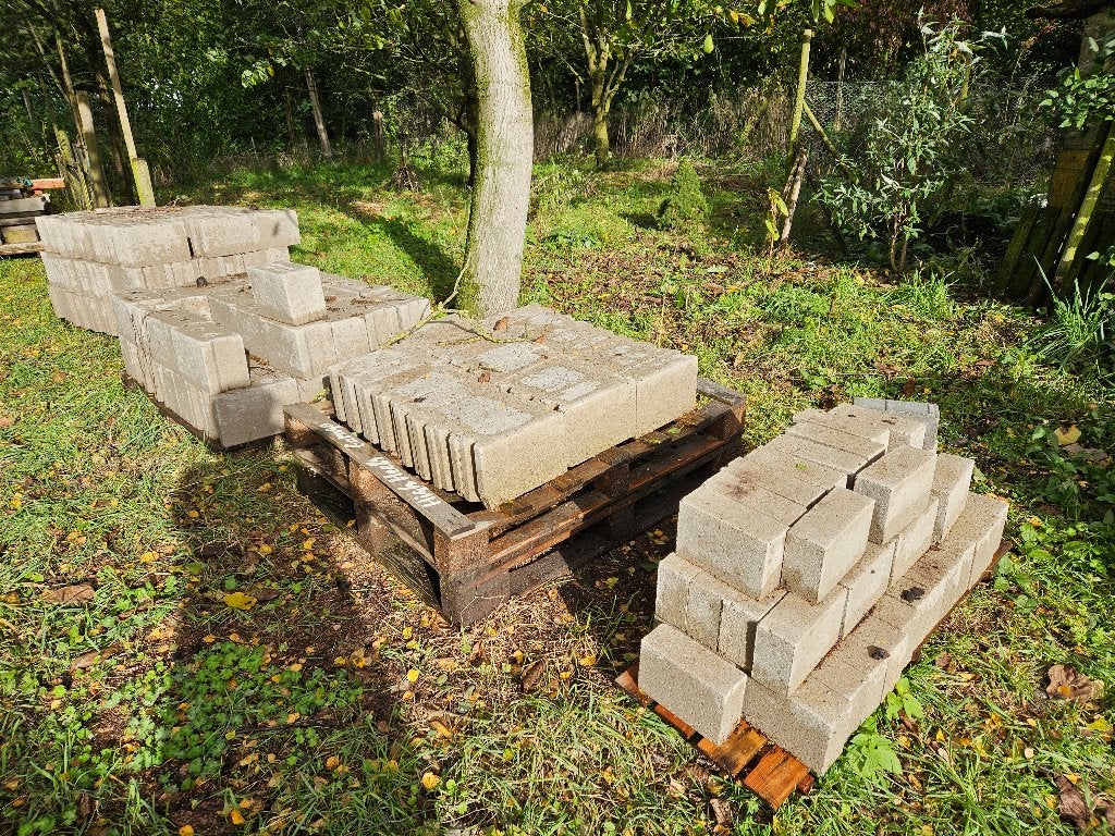 Bia grindbetonblokken en grindbetonstenen, restanten, Ophalen, Nieuw, Beton