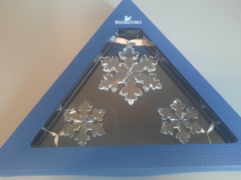 Kerstster Swarovski ornament ster 2016 set nieuw in doos, Verzamelen, Swarovski, Ophalen of Verzenden, Zo goed als nieuw, Figuurtje
