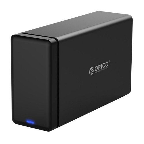 Orico Aluminium 2 Bay Raid 3.5" SATA USB 3.0, Computers en Software, Harde schijven, SSD, Nieuw, Desktop, USB