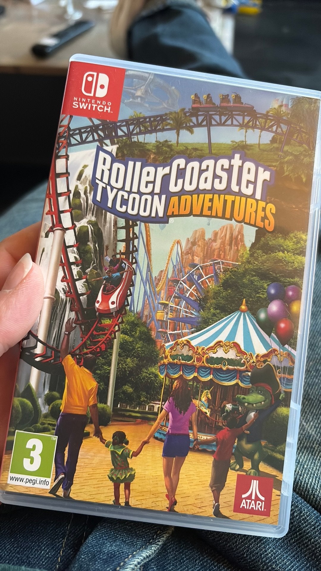 EollerCoaster Tycoon Adventures - Nintendo switch, 1 speler, Ophalen of Verzenden, Zo goed als nieuw, Vanaf 3 jaar