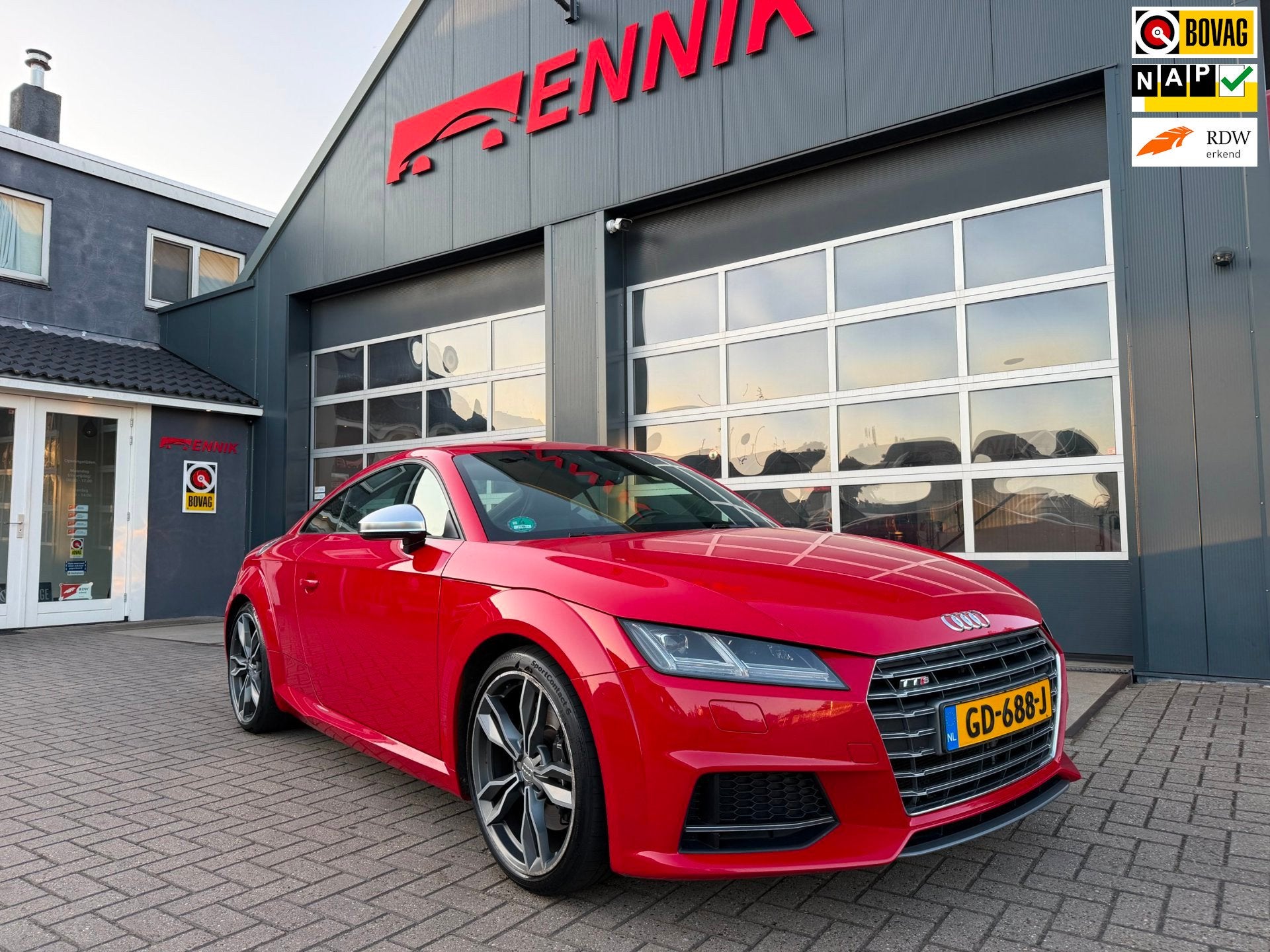 Audi TT 2.0 TFSI TTS quattro Pro Line + / Virtual / B&O / DR, Auto's, Audi, Gebruikt, 4 cilinders, 1984 cc, 4 stoelen