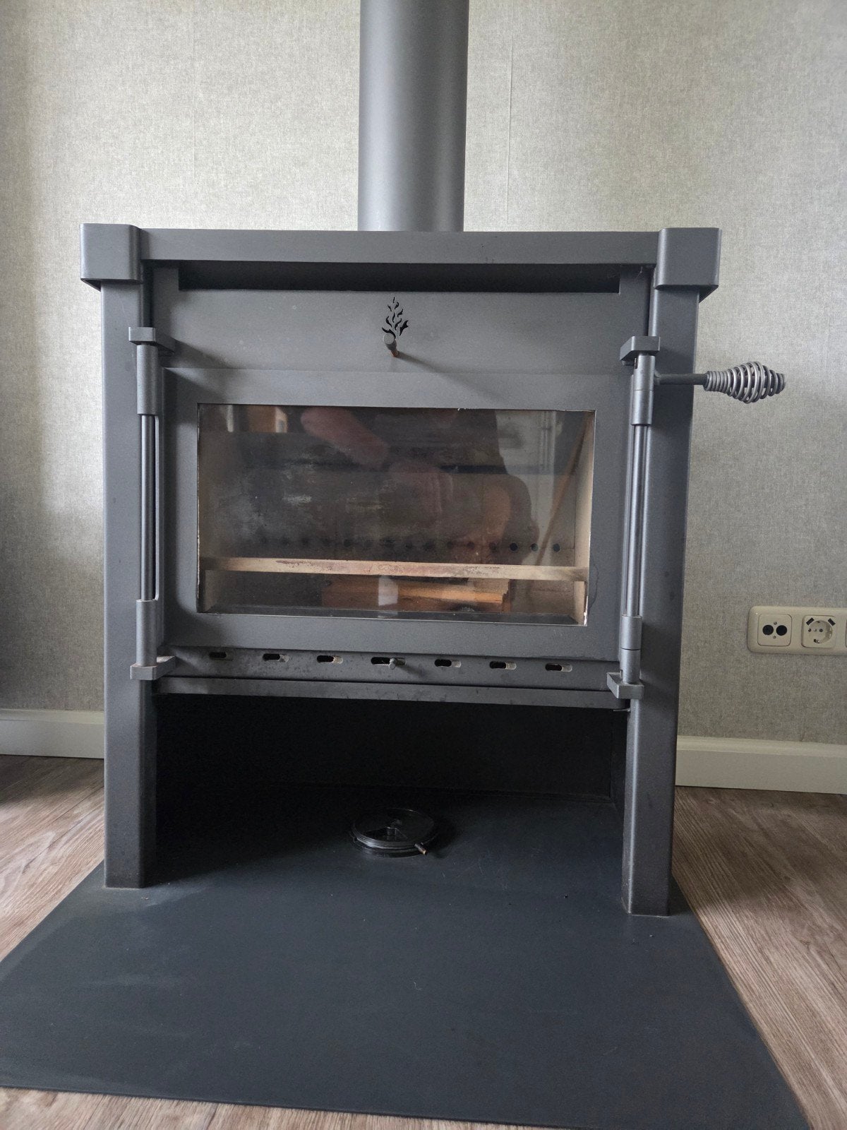 Houtkachel Beaufort 11kW, Ophalen, Gebruikt, Vrijstaande haard, Houthaard