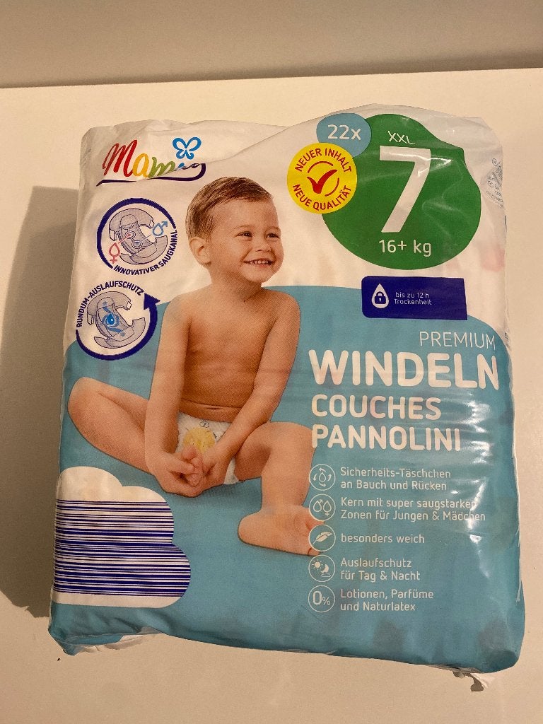 Luiers maat 7 Aldi, Verzenden, Zo goed als nieuw, Overige typen