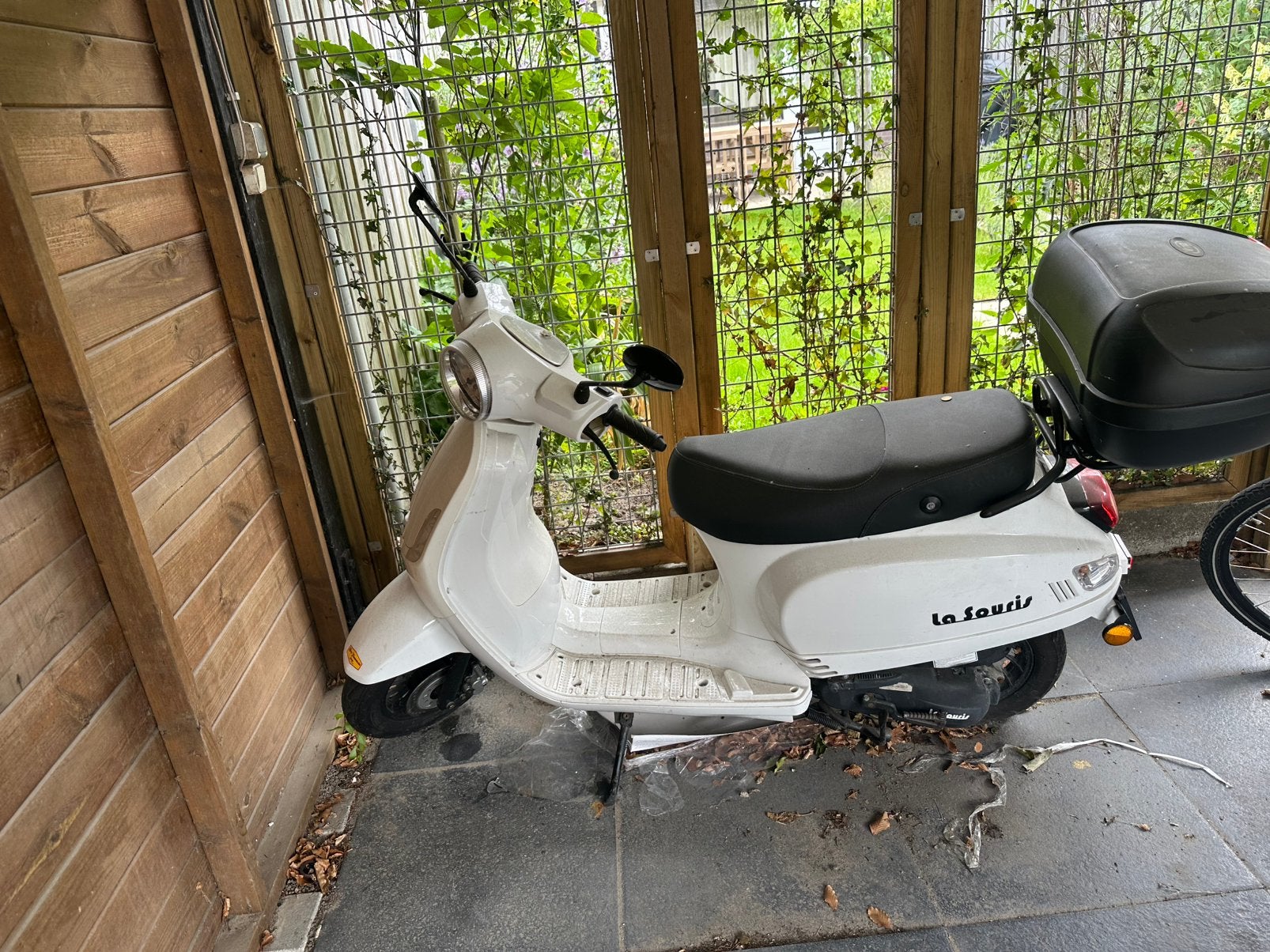 La Souris Sourini (2017) | Met koffer en helm, Fietsen en Brommers, Snorfietsen en Snorscooters, Ophalen, Zo goed als nieuw, Benzine