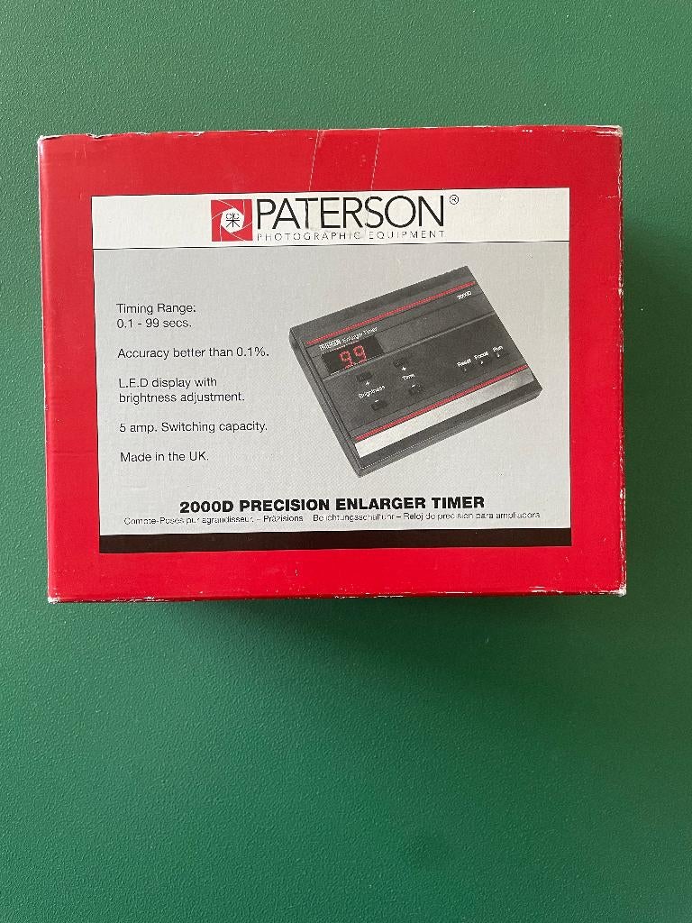 Paterson 2000D enlarger timer PTP745, Audio, Tv en Foto, Fotografie | Doka Toebehoren, Ophalen of Verzenden
